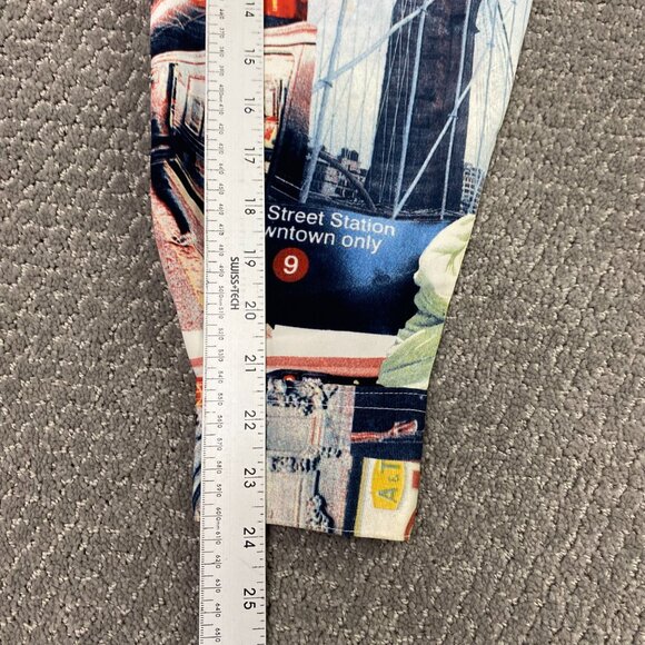 Vintage 33 Degrees New York All Over Print Button Down Shirt Men's Medium 90s - Picture 14 of 14